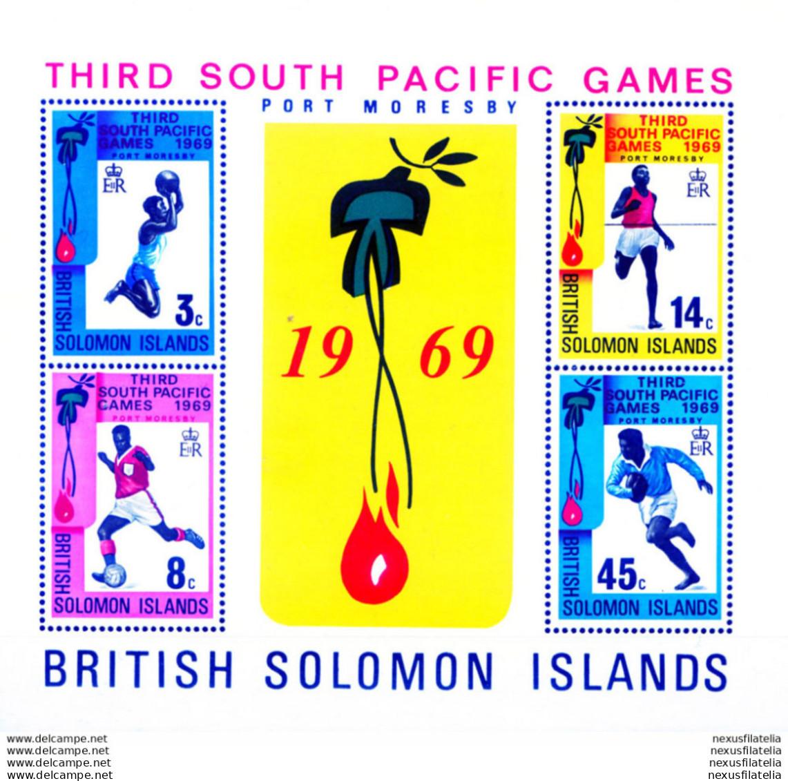 Sport. Giochi Del Pacifico 1969. - Islas Salomón (...-1978)