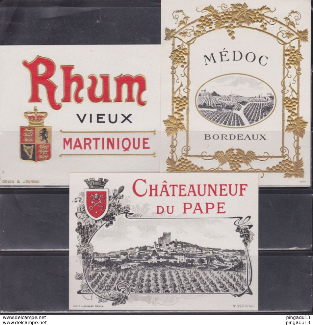 Prix courant année 1923 Douin Jouneau étiquette vin alcool Rhum ... pour Mourre Berlioux distillateur Marseille