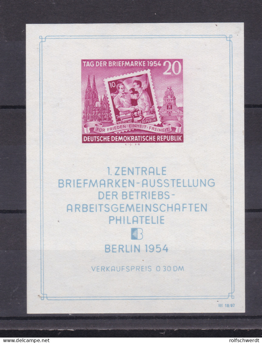 Briefmarken-Ausstellung Block ** - Other & Unclassified