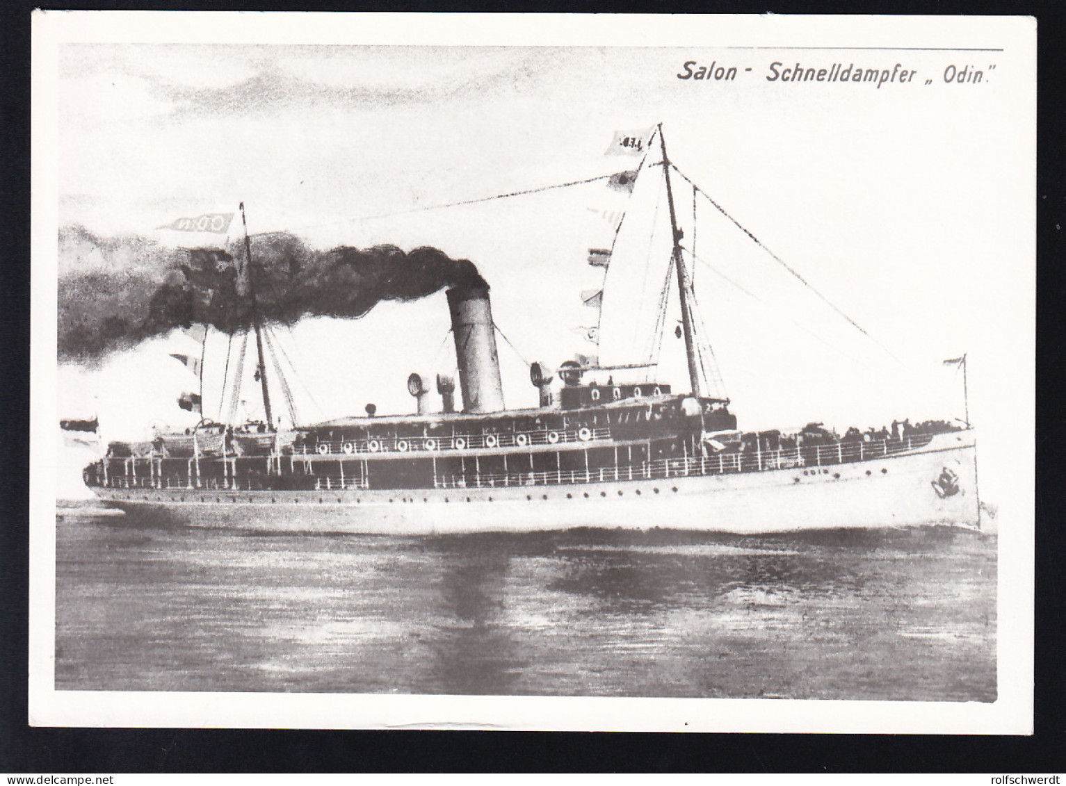 Salonschnelldampfer "Odin" Repro - Steamers