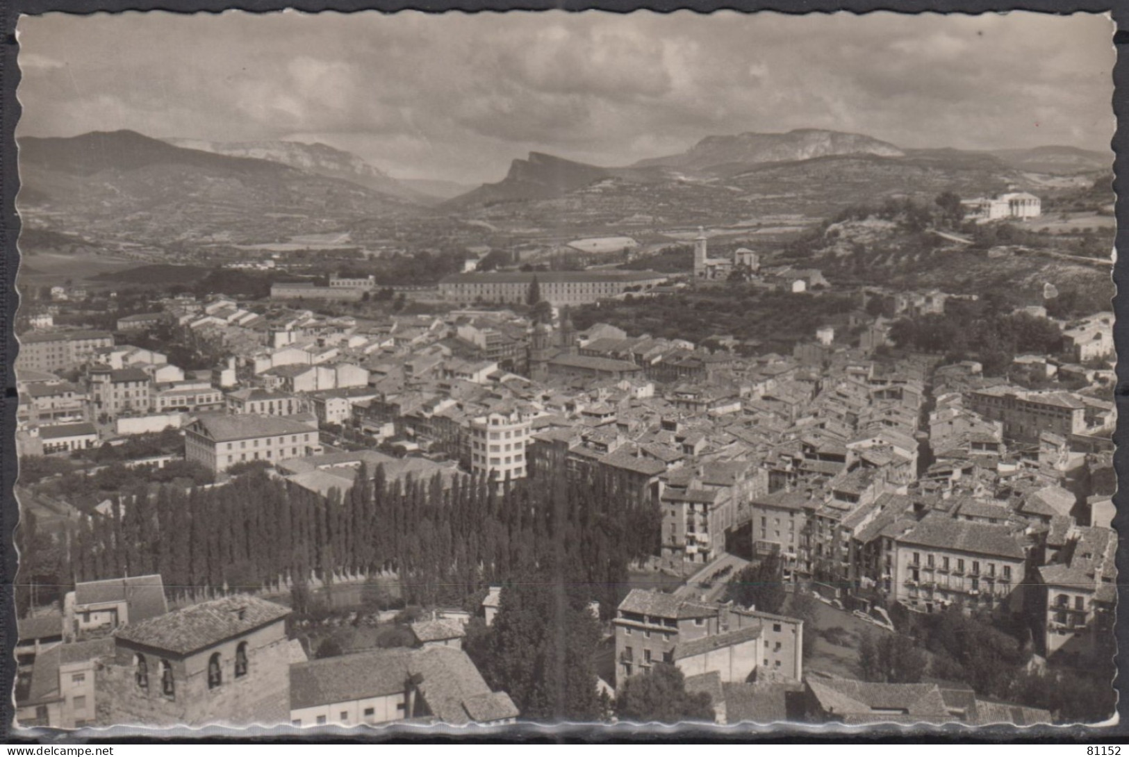 CPSM    De  ESTELLA   Navarra  " Vista Panoramica "   1961  Espagne - Navarra (Pamplona)