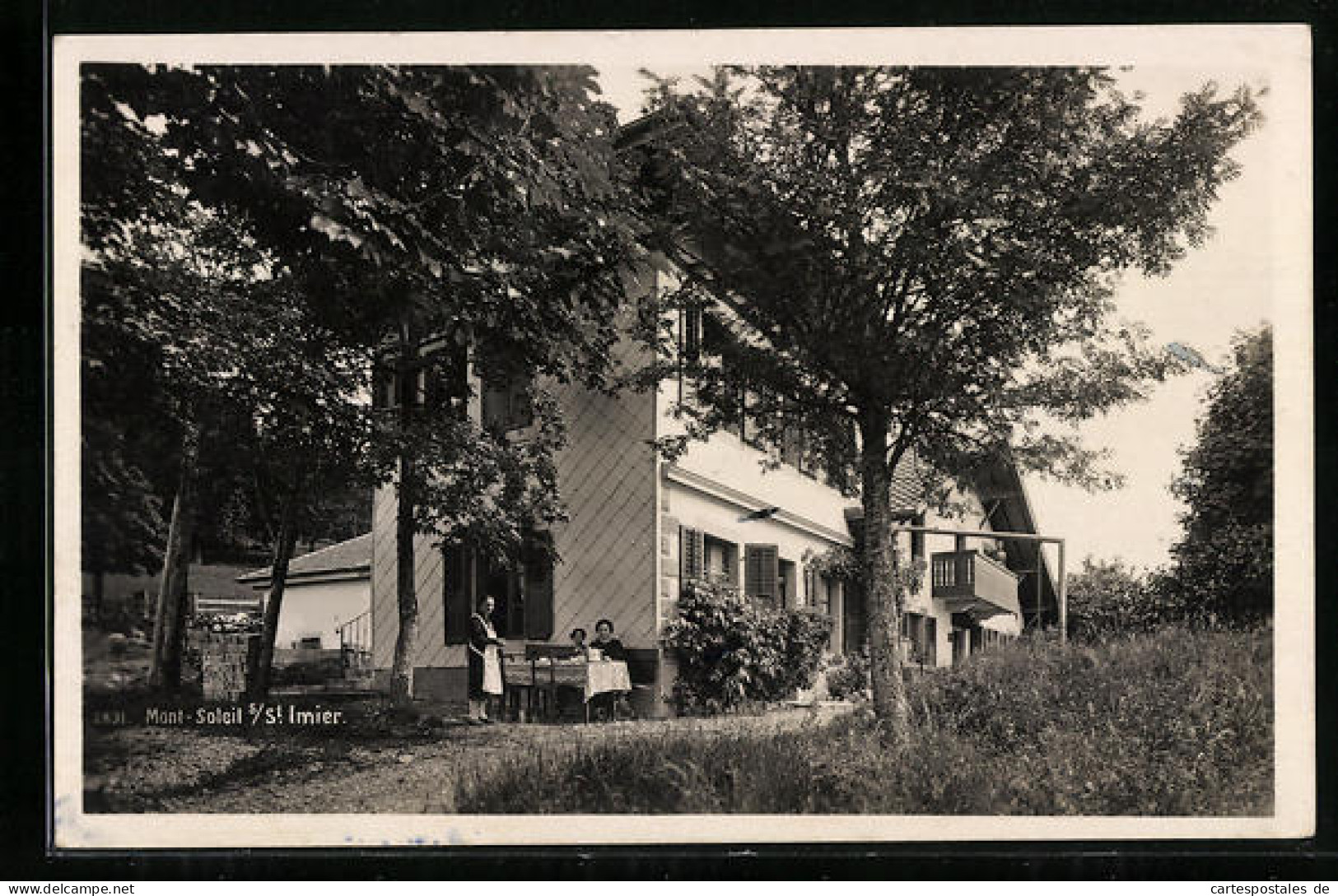 AK Saint-Imier, Mont Soleil, Crèmerie, Mme Vve Cattin-Houriet  - Saint-Imier 