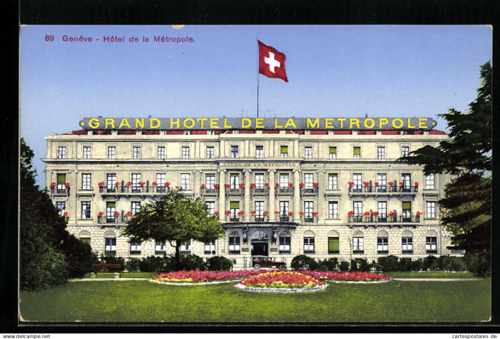 AK Genève, Hotel De La Métropole  - Genève