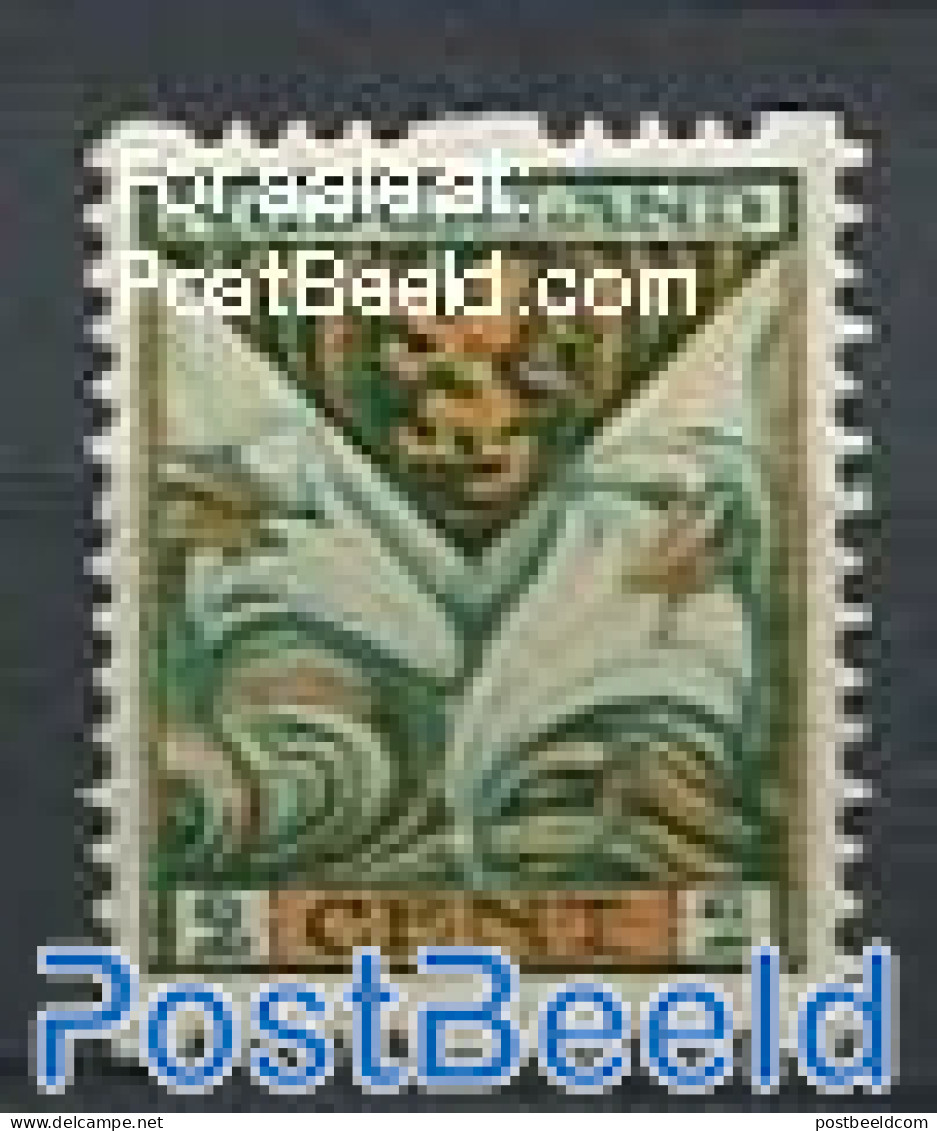 Netherlands 1925 2+2c, Syc. Perf., Stamp Out Of Set, Unused (hinged), History - Nature - Coat Of Arms - Flowers & Plants - Nuevos