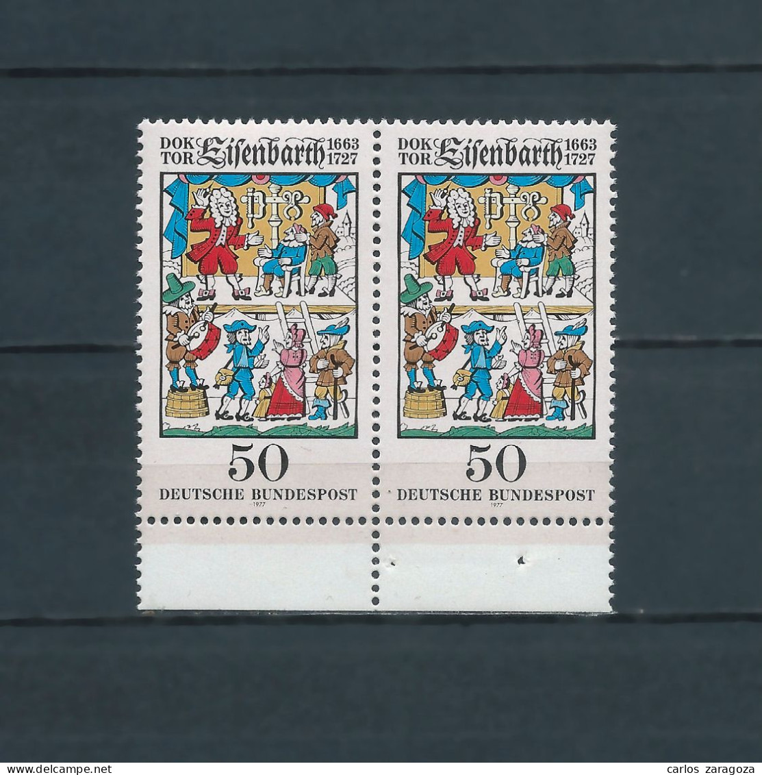 ALEMANIA 1977. Eisenbarth Mi 953,YT 800,SG #1843,Sc #1264. GERMANY MNH Stamps - Unused Stamps