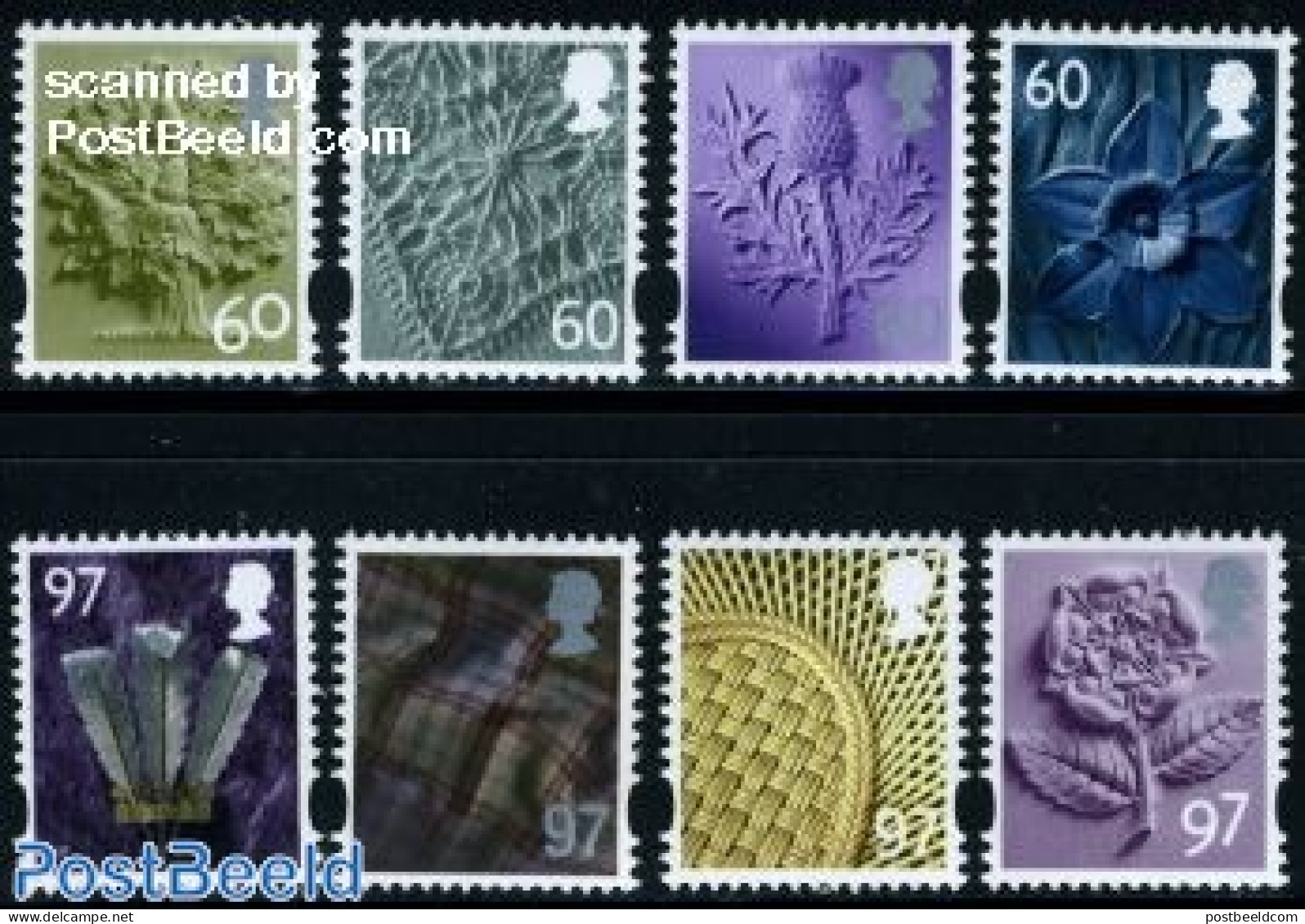 Great Britain 2010 Definitives, Regional Emblems 8v, Mint NH - Unused Stamps