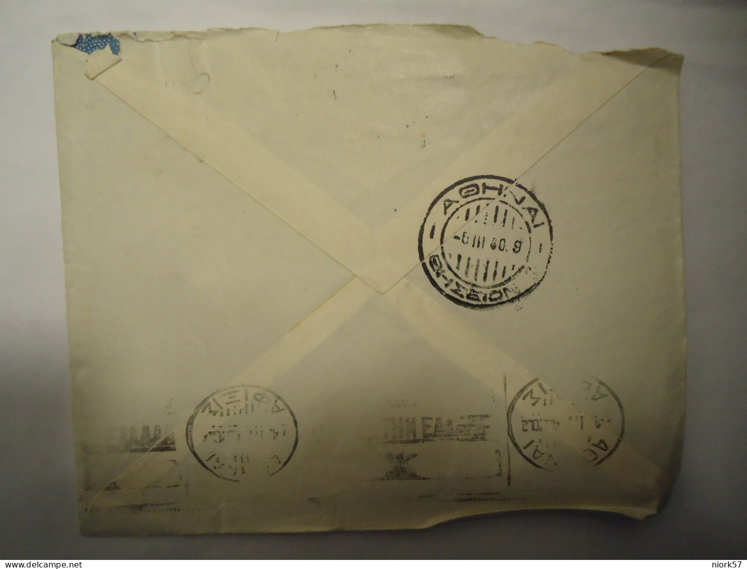 GREECE COVER  1940 POSTMARK ΗΡΑΚΛΕΙΟΝ  ΑΘΗΝΑΙ 9 ΘΗΣΕΙΟΝ - Sonstige & Ohne Zuordnung