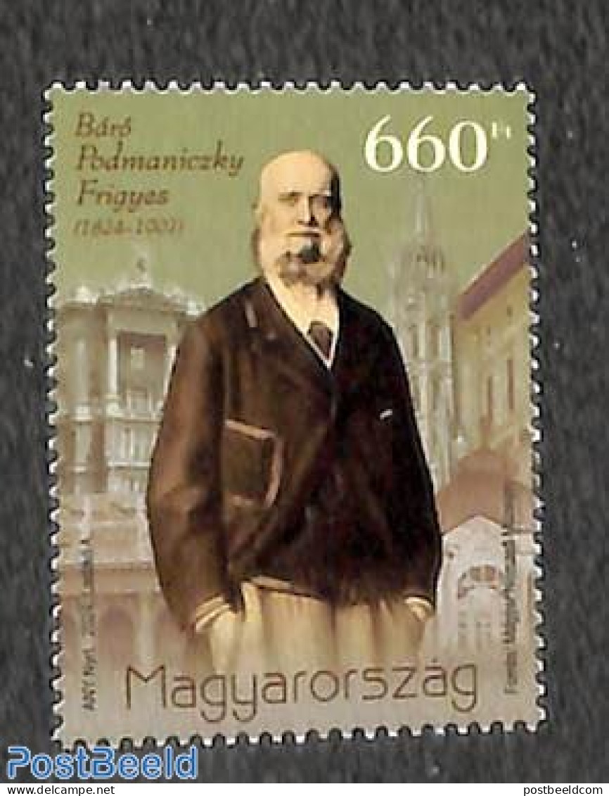 Hungary 2024 Podmaniczky Frigyes 1v, Mint NH - Ungebraucht