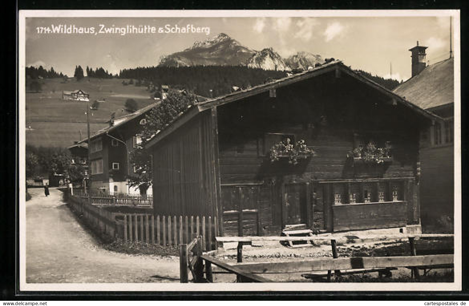 AK Wildhaus, Zwinglihütte & Schafberg  - Wil