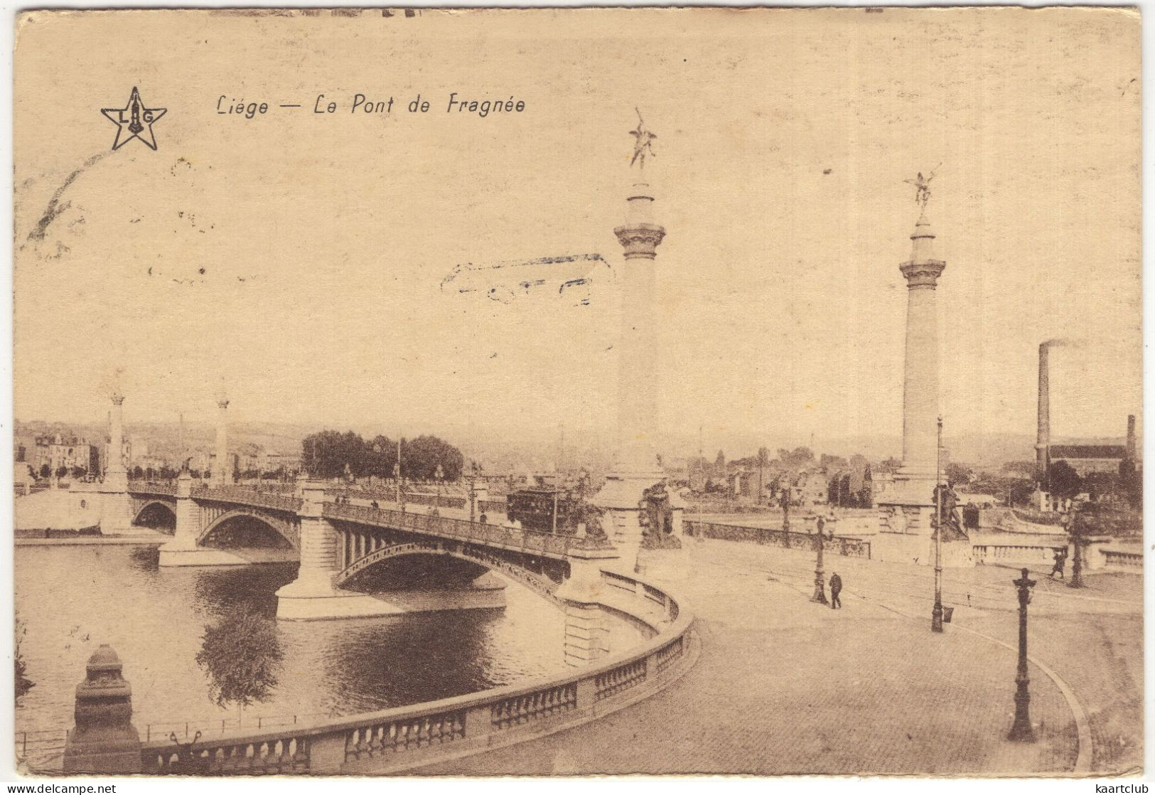 Liége -- Le Pont De Fragnée  -   (Belgique/België) - 1927 - Luik