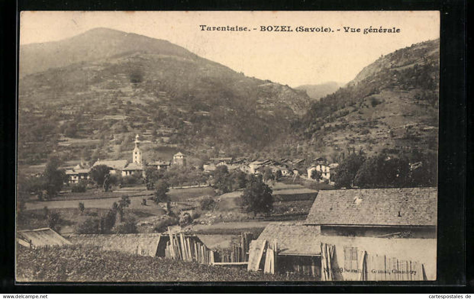 CPA Bozel, Vue Generale  - Bozel