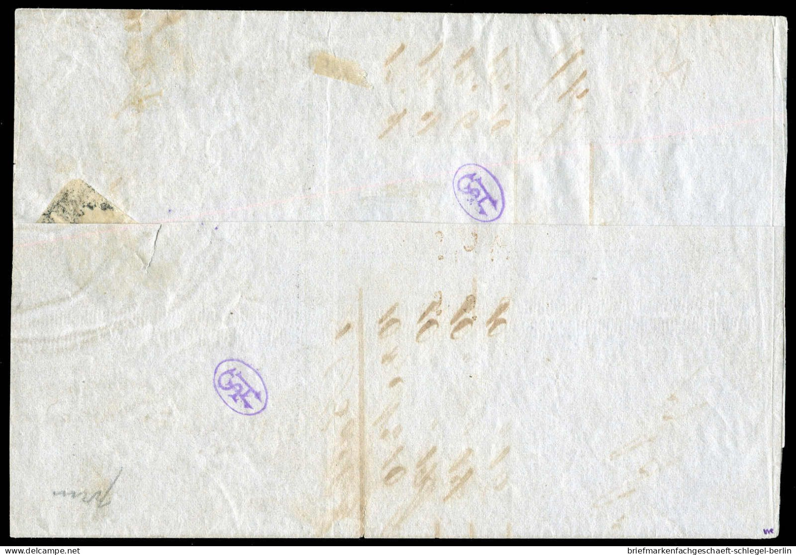 Altdeutschland Braunschweig, 1852, 1 (2), Brief - Brunswick