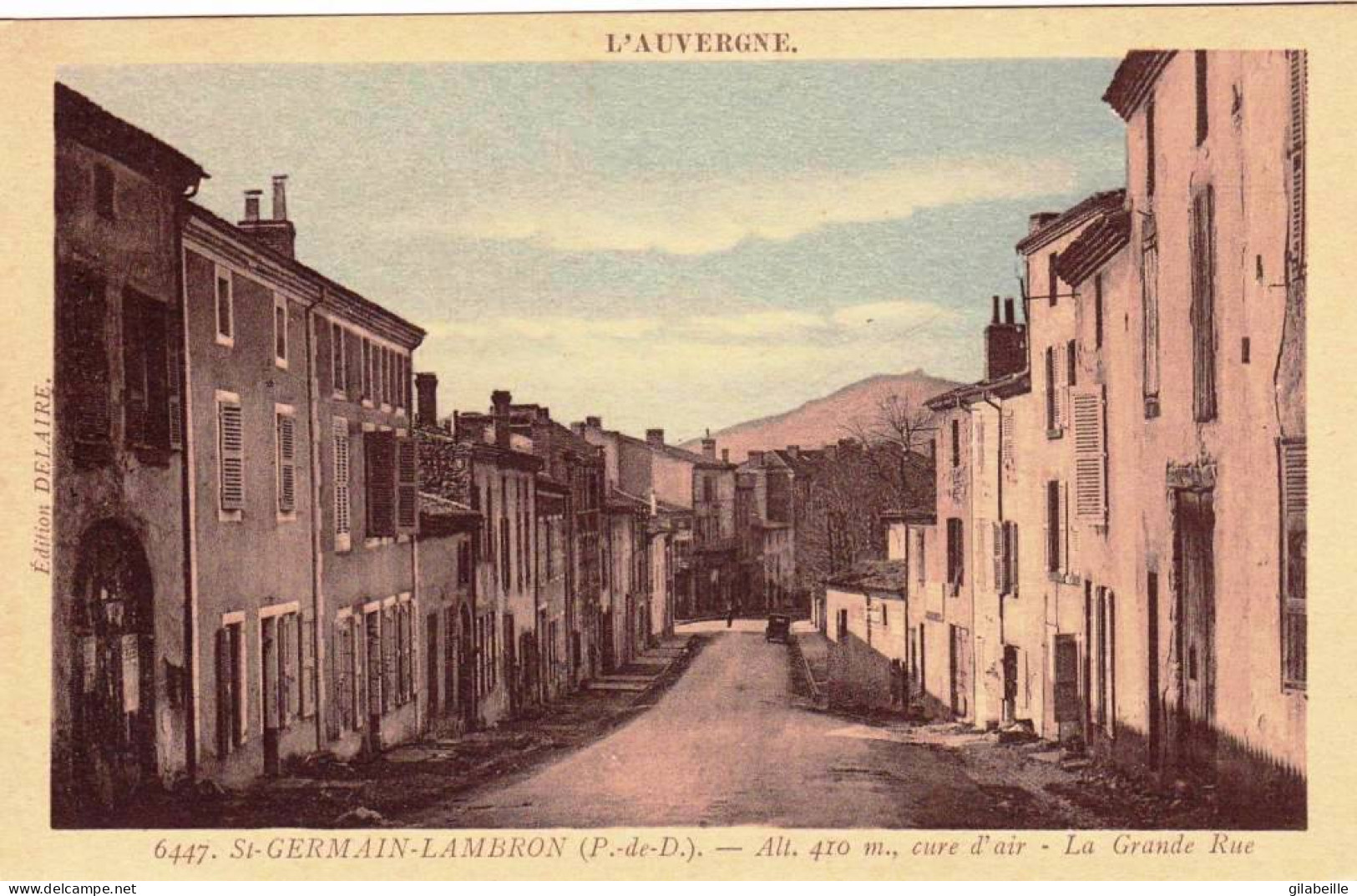 63 - Puy De Dome -  SAINT GERMAIN LAMBRON - La Grande Rue - Saint Germain Lembron