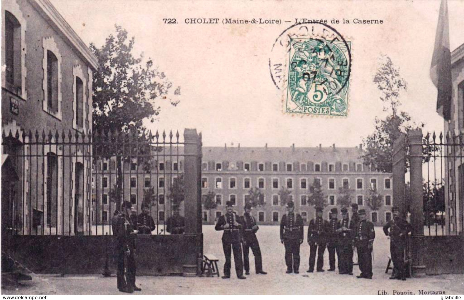 49 - Maine Et Loire -  CHOLET -  L Entrée De La Caserne - Cholet