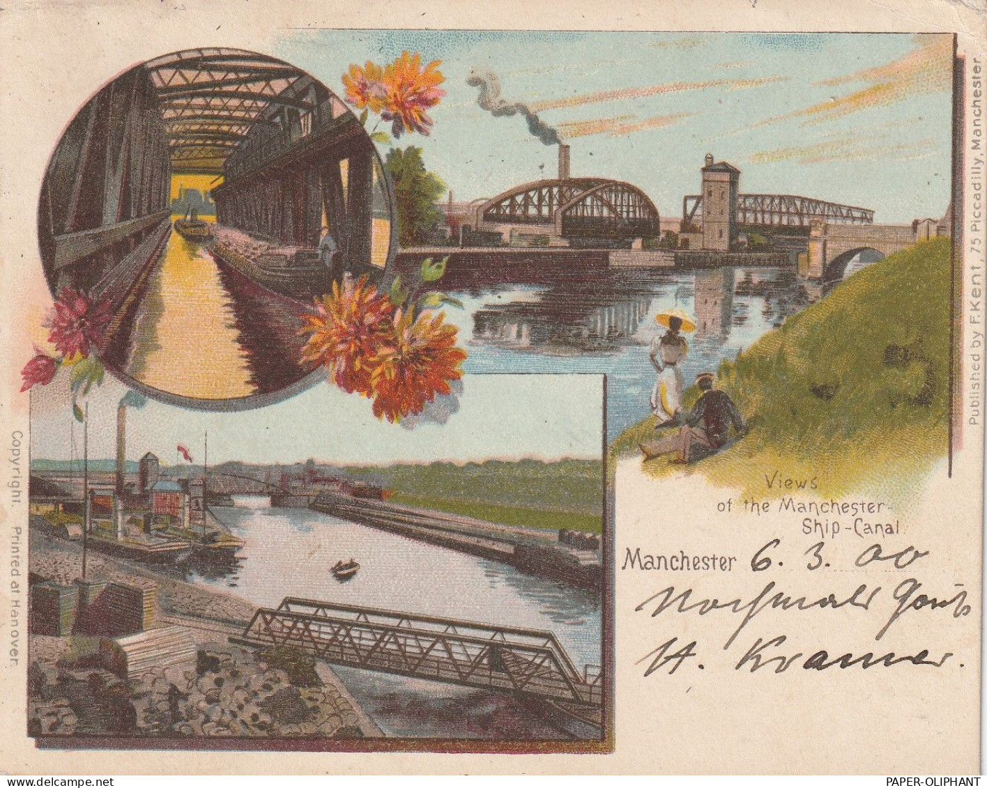 UK - ENGLAND - LANCASHIRE - MANCHESTER, Manchester Ship Canal, 1900 - Manchester