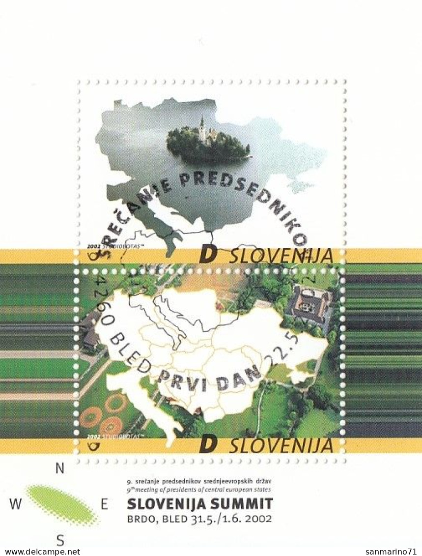 SLOVENIA Block 15,used,hinged - Slovenië