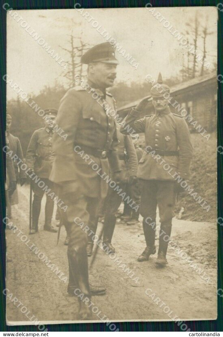 Militari German Soldier Germania Soldati 1916 Foto Cartolina XF7086 - Other & Unclassified