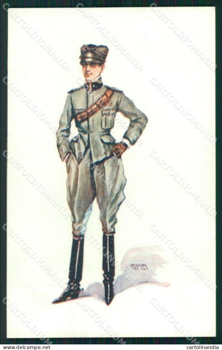 Militari Artiglieria Uniformi GMD Cartolina Postcard XF8680 - Otros & Sin Clasificación