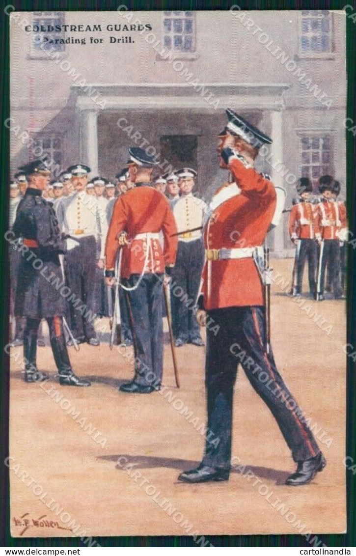 Military British Soldier Coldstream Guards Postcard XF3454 - Other & Unclassified