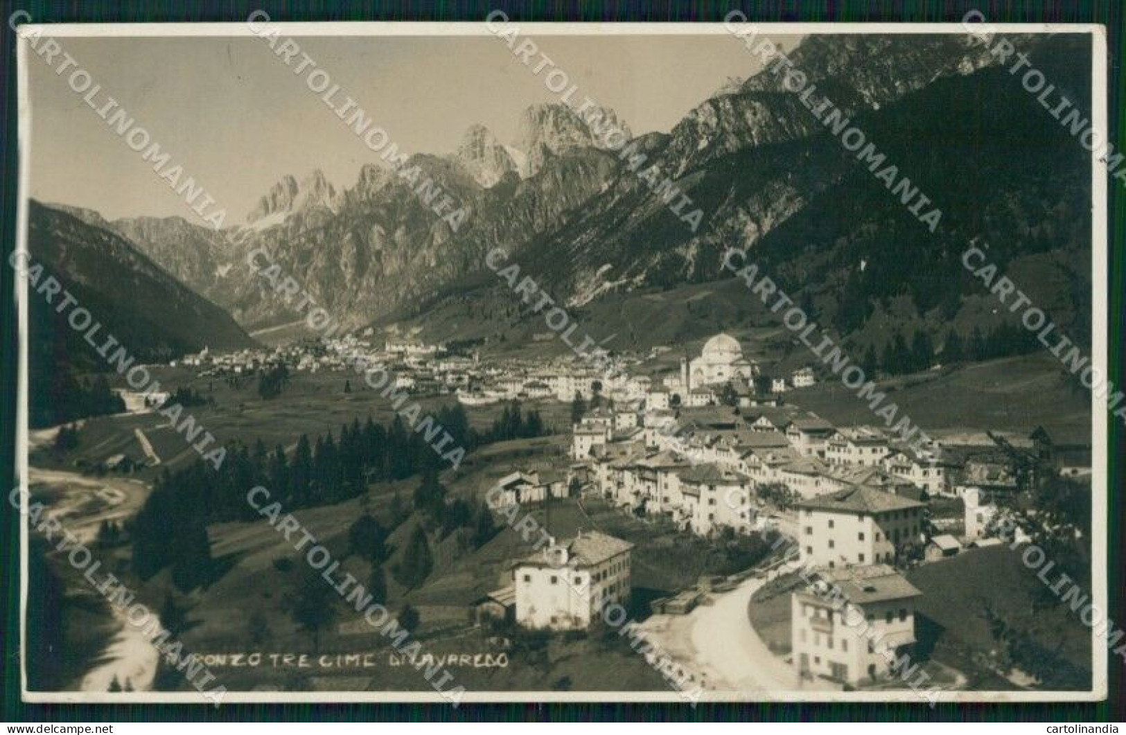 Belluno Auronzo Di Cadore Tre Cime Di Lavaredo COLLA Foto Cartolina VK0043 - Belluno