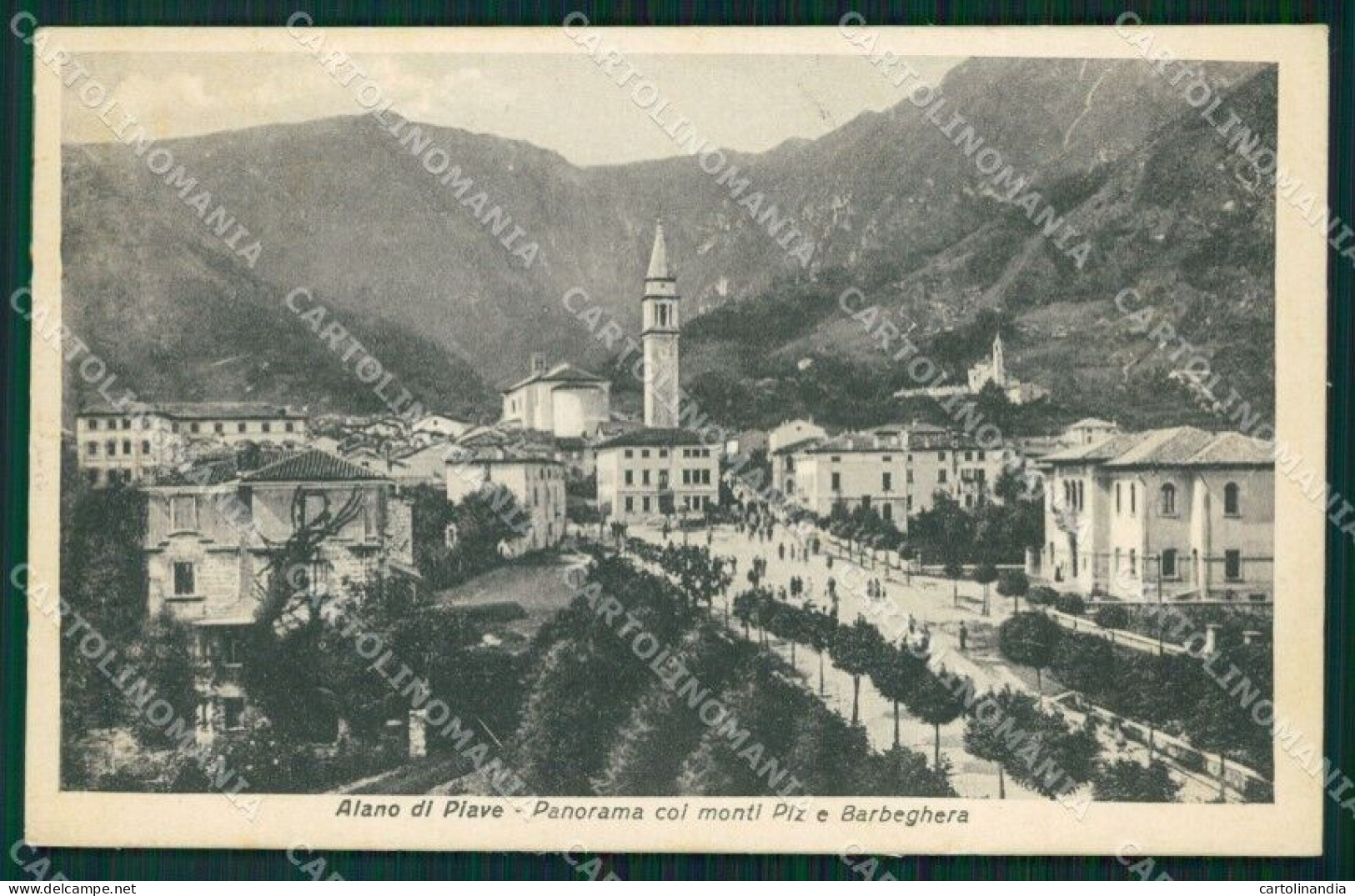 Belluno Alano Di Piave Cartolina VK0047 - Belluno