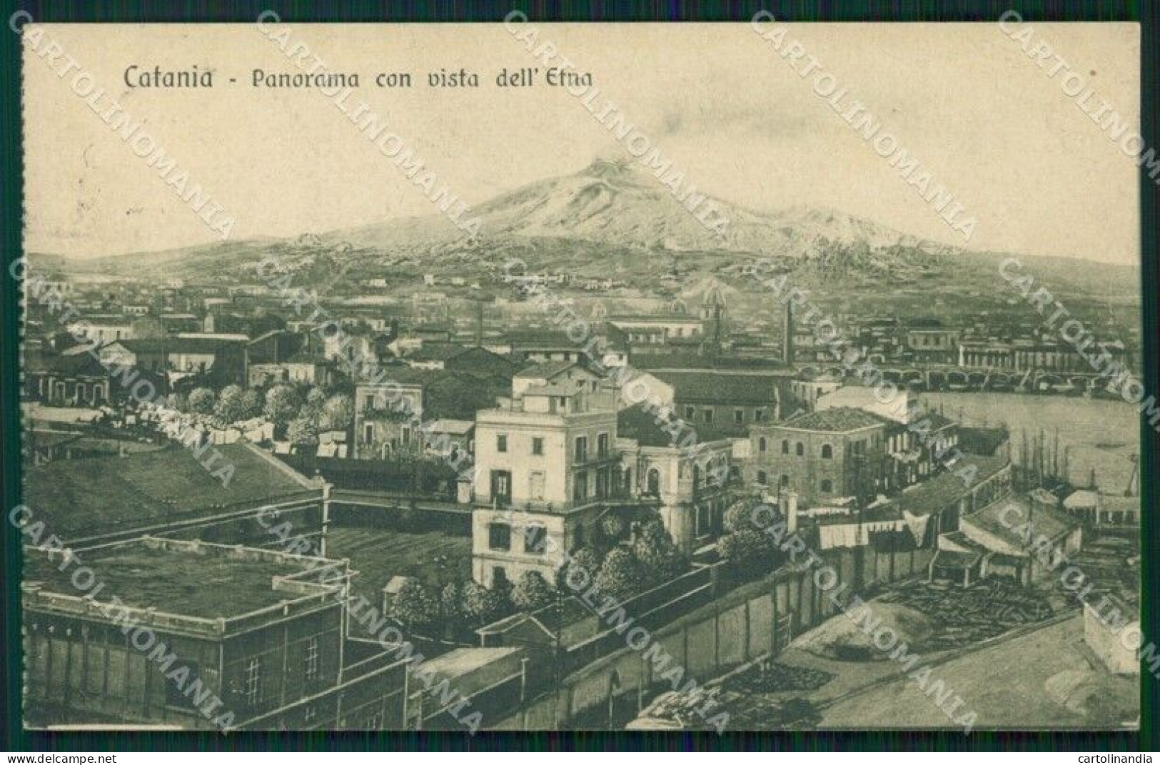 Catania Città Etna Cartolina VK0384 - Catania