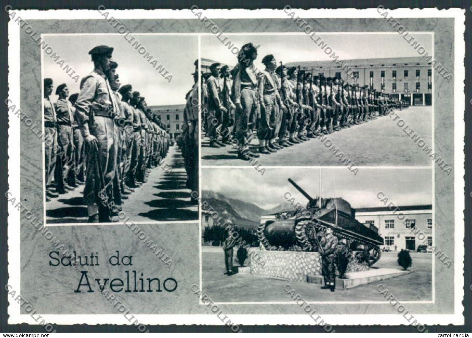 Avellino Militari Carroarmato Foto FG Cartolina ZF5999 - Avellino