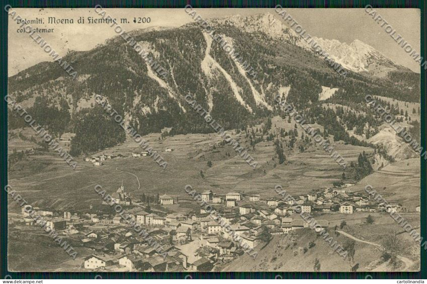 Trento Moena Di Fiemme Cartolina ZC2505 - Trento