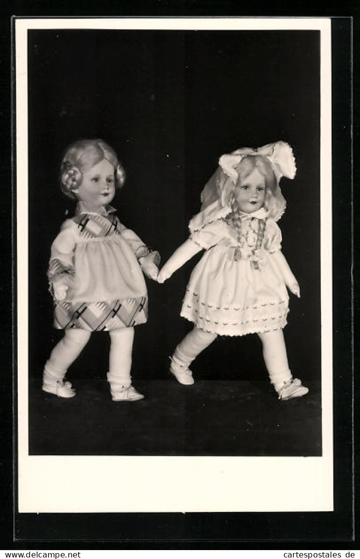 AK Sonneberger Puppenpaar, Um 1930  - Oblitérés