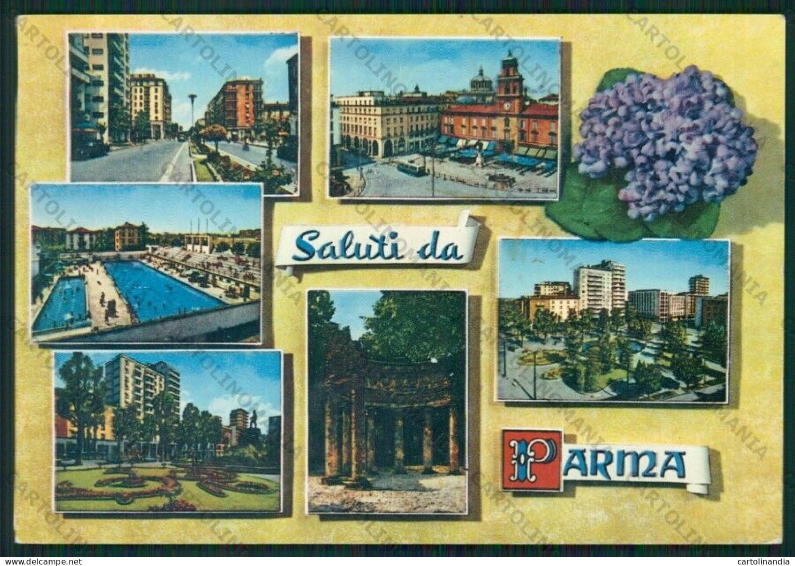 Parma Città Saluti Da Foto FG Cartolina ZK2152 - Parma