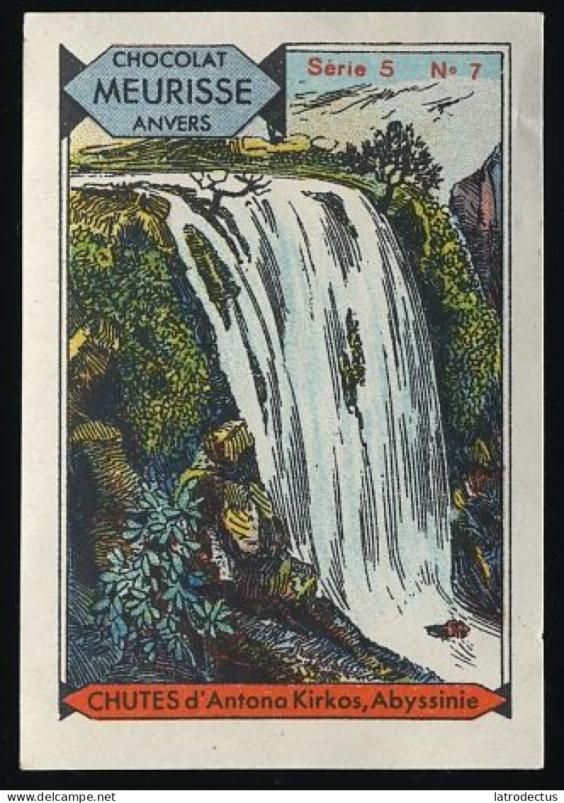 Meurisse - Ca 1930 - 5 - Les Chutes D'eau, Waterfalls - 7 - Chutes D'Antono Kirkos, Abyssinie, Abyssinia - Sonstige & Ohne Zuordnung