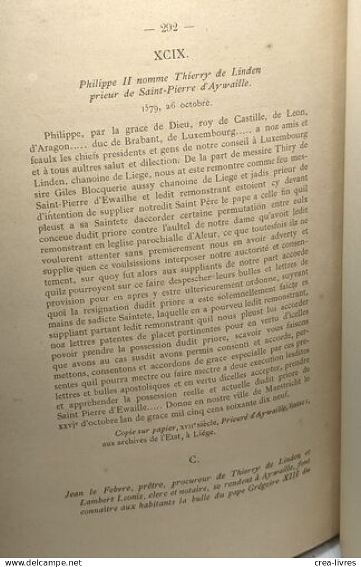 Les Prieurés Clunisiens De L'ancien Diocèse De Liège - Altri & Non Classificati