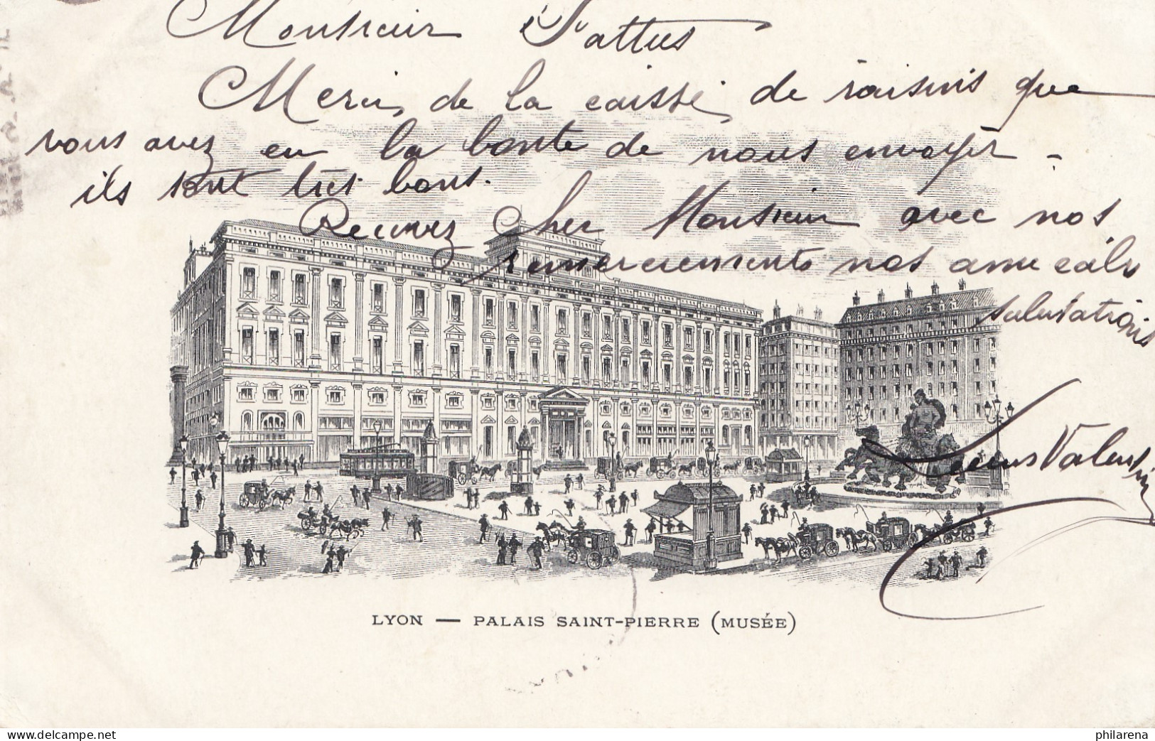 Frankreich: 1905: Carte Postale Von Lyon - Autres & Non Classés