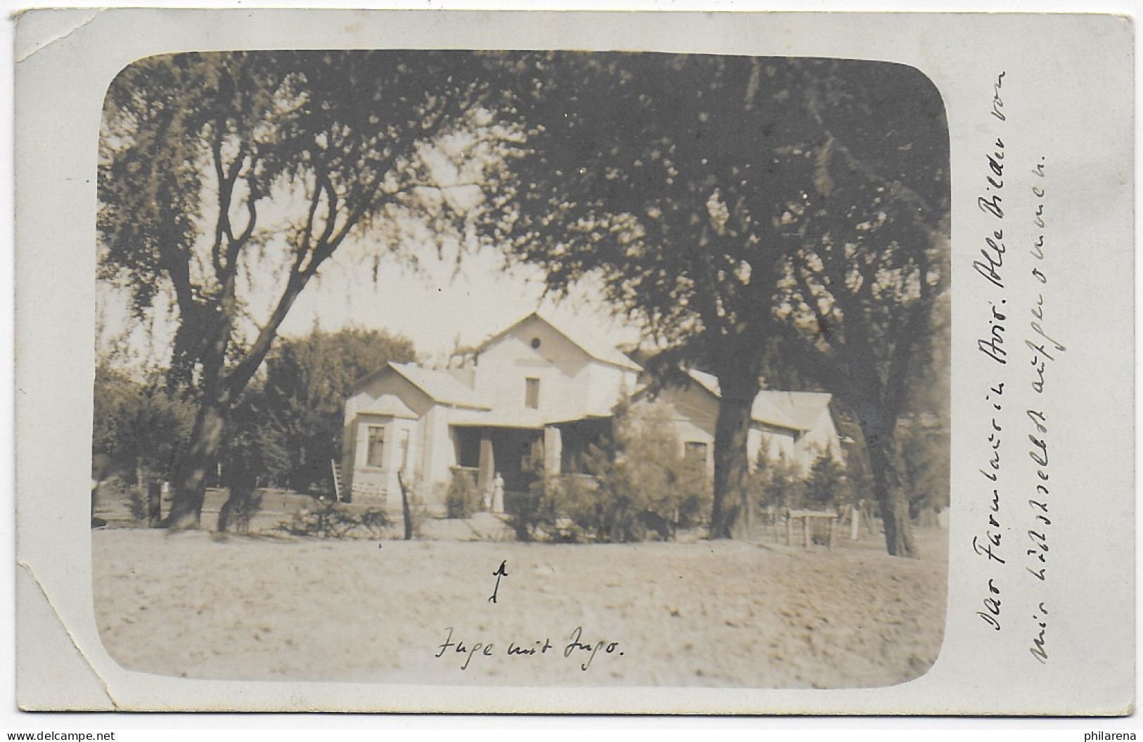 Foto-Ansichtskarte Windhuk Nach Bayreuth, 1913 - Duits-Zuidwest-Afrika
