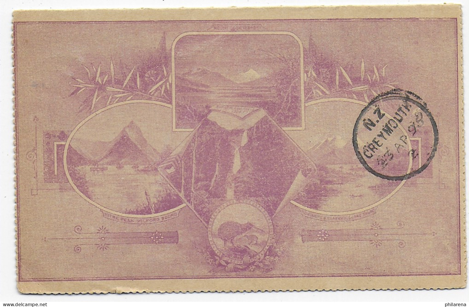 Post Card Hokitika 1895 - Sonstige & Ohne Zuordnung