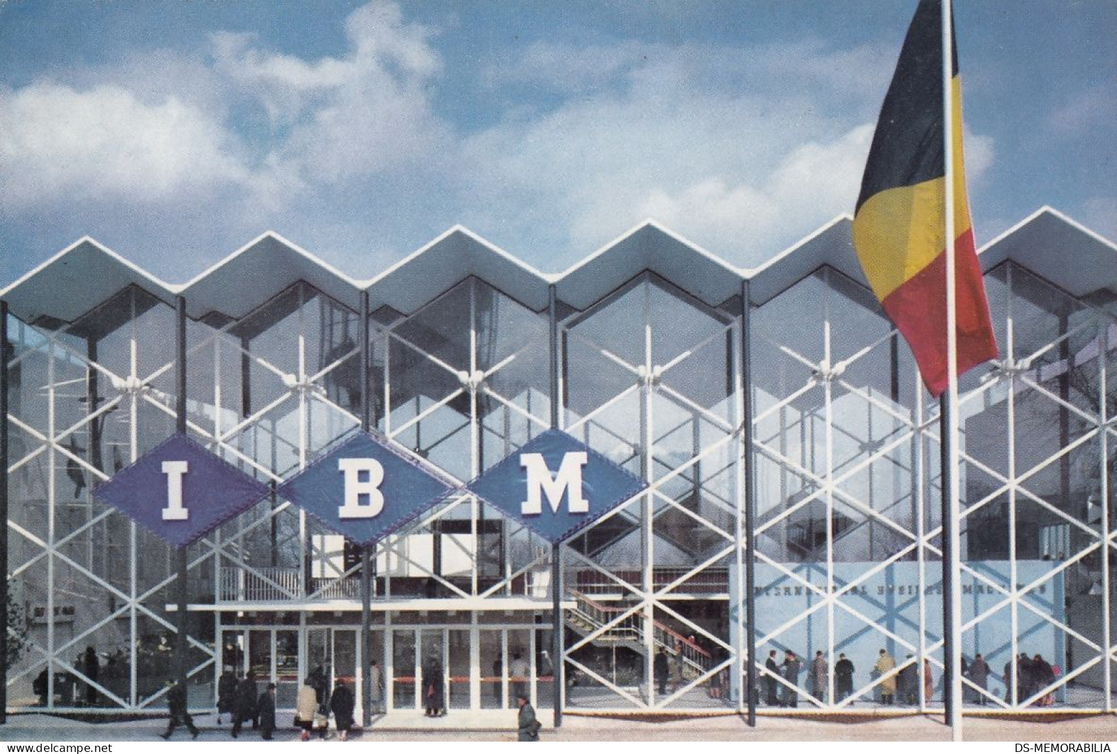 Bruxelles 1958 Universal Exposition IBM Pavilion - Expositions Universelles