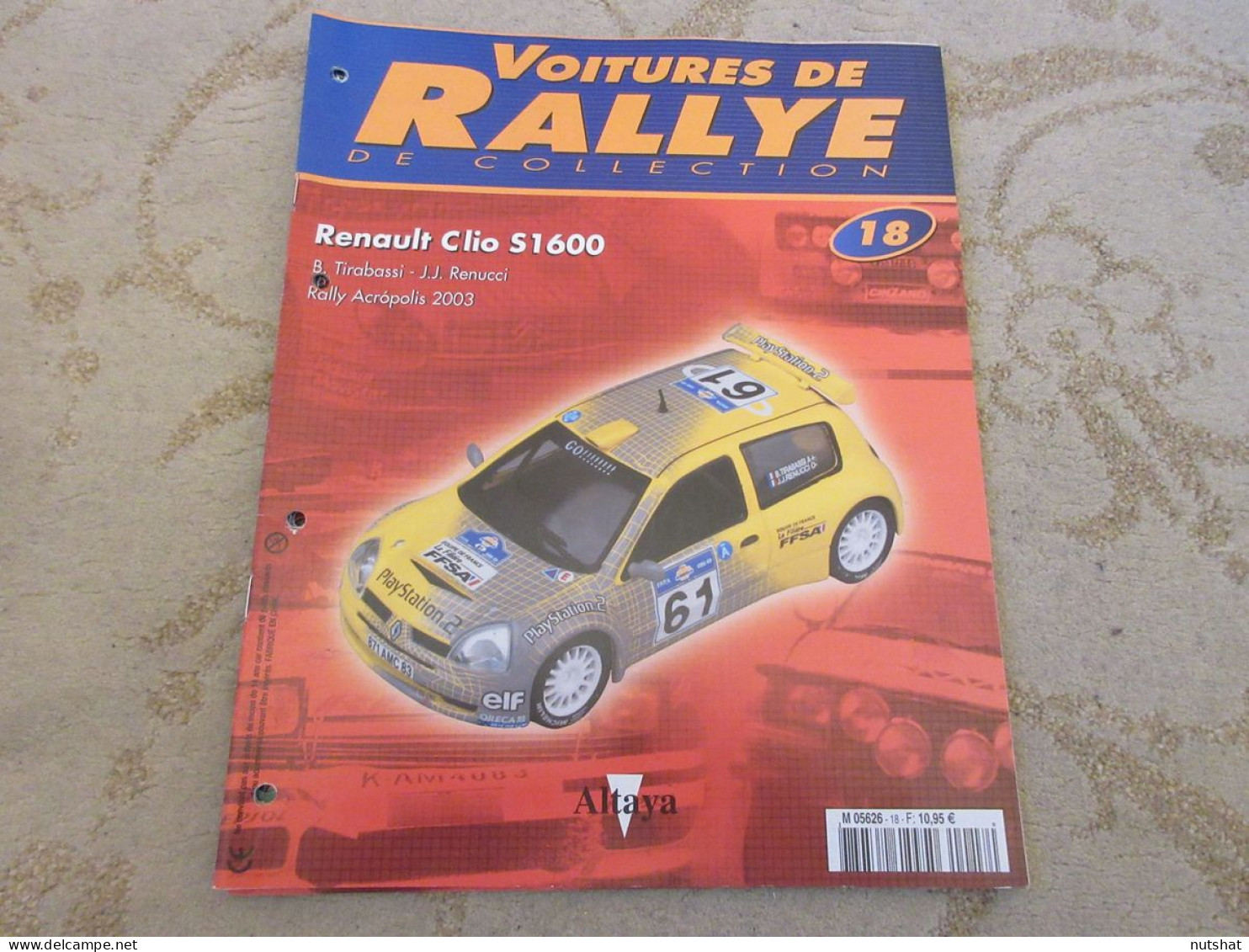 VOITURES RALLYE 18 ACROPOLIS 2003 RENAULT CLIO 1600 1983 LANCIA Bat AUDI MIKKOLA - Otros