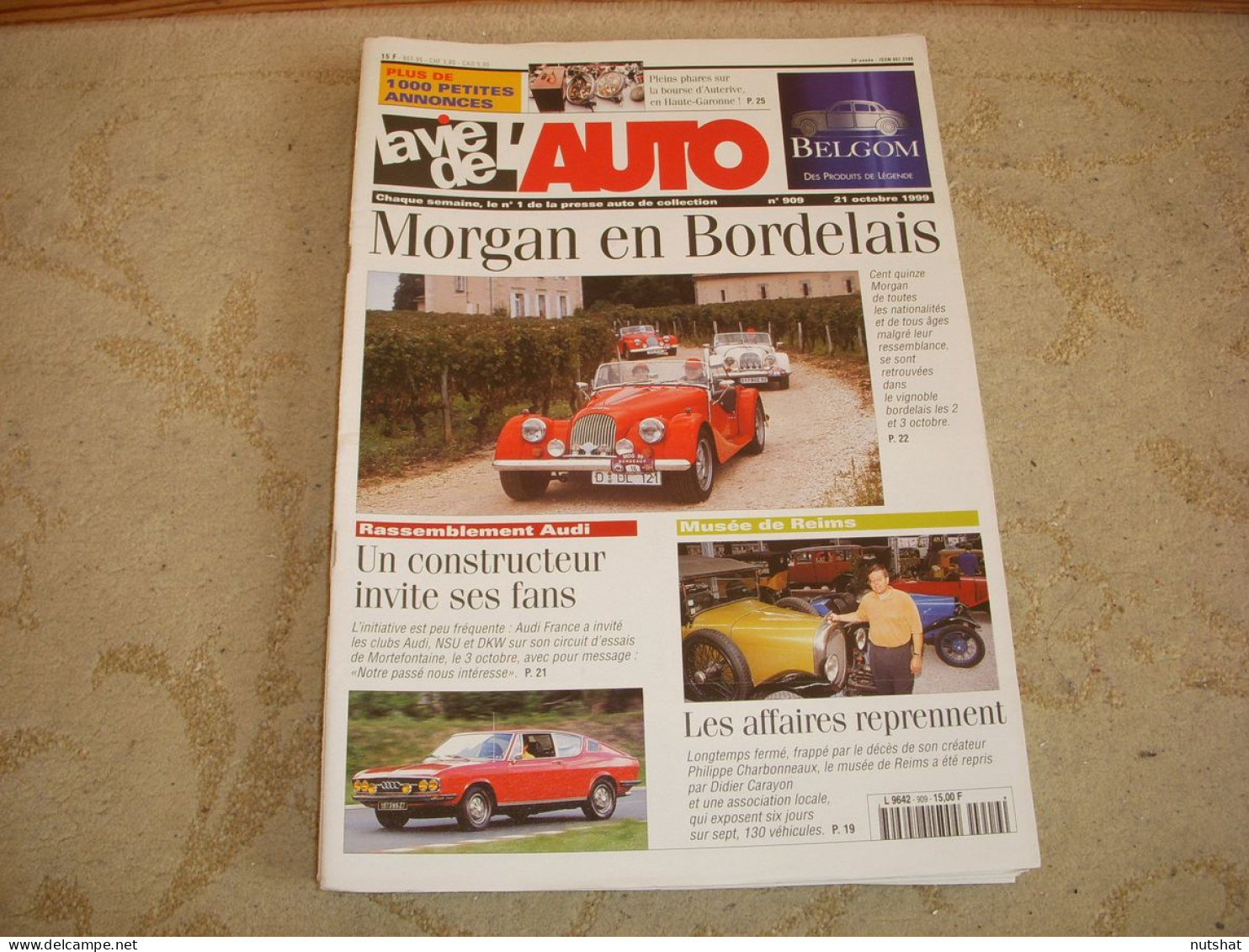 LVA VIE De L'AUTO 909 10.1999 MORGAN MUSEE REIMS SIMCA ARONDE 1955 CAMION MACK - Auto/Moto