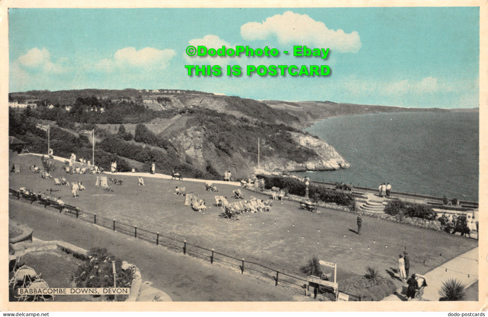 R410863 Babbacombe Downs. Devon. Dennis. B.0726 Photoblue. 1964 - World