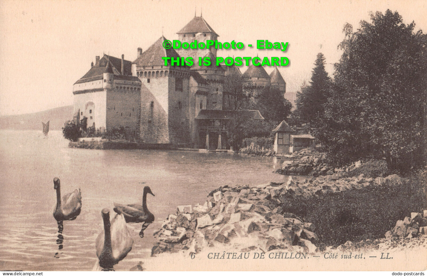 R410865 6. Chateau De Chillon. Cote Sud Est. LL - World