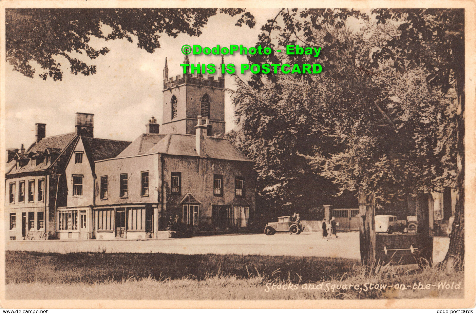 R410881 Stocks And Square. Stow On The Wold. M. And L. National Series - World