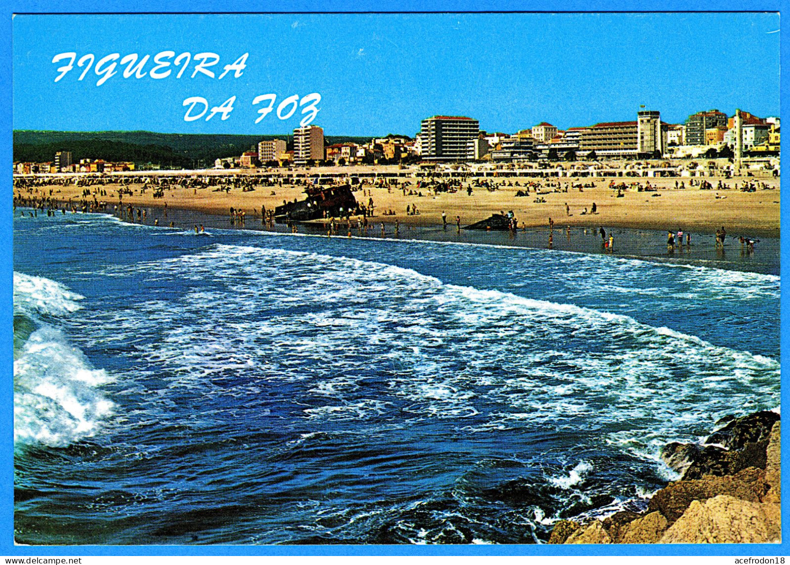 Figueira Da Foz - Vista Parcial Da Praia De Banhos - Coimbra