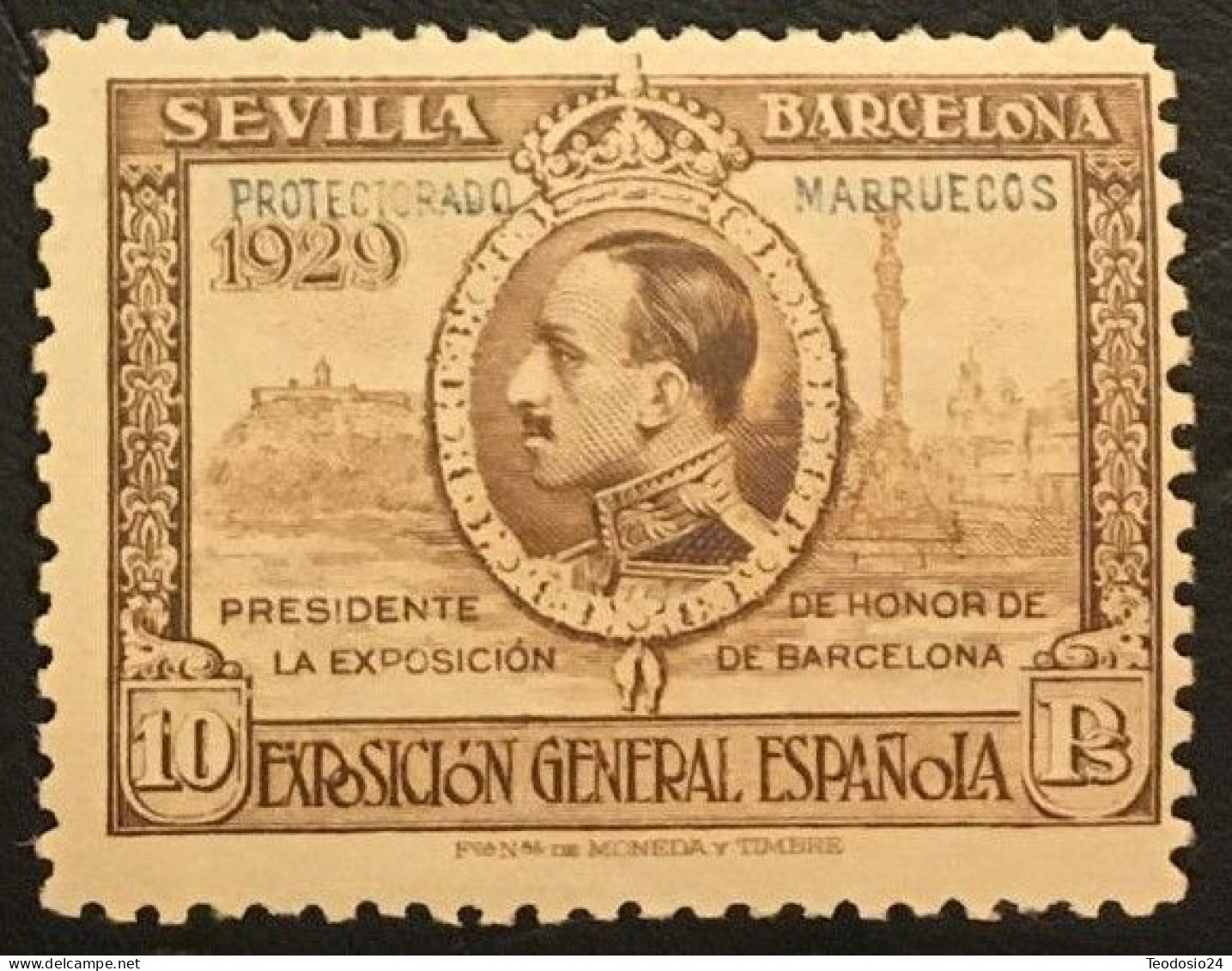 Spain Marruecos  Morocco 1929 Mi: 117, Sn: 120, Yt:159  Expo Sevilla Barcelona  ** - Maroc Espagnol