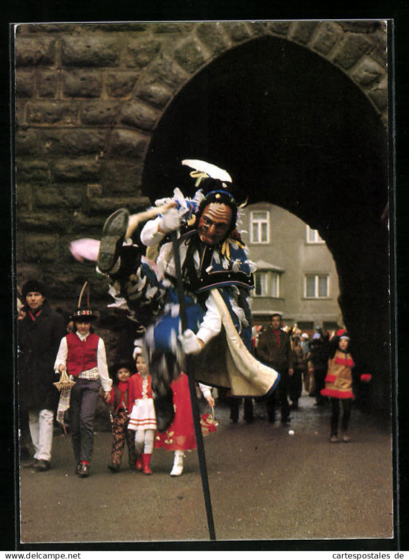 AK Rottweil A.N., Traditioneller Rottweiler Federahannes  - Carnival