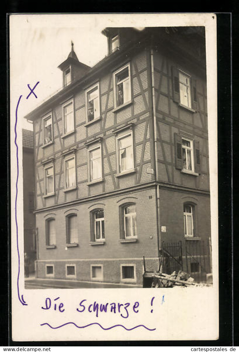 Foto-AK Göppingen, Schneiderei Carl Rüger Ca. 1920  - Göppingen