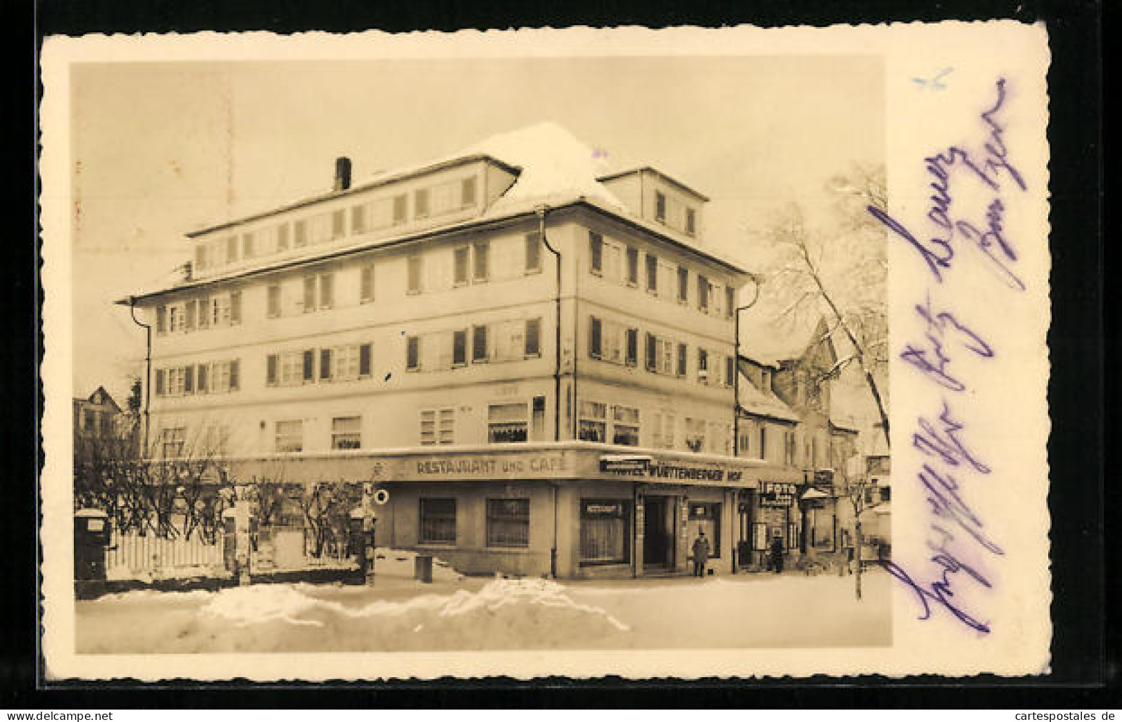 AK Freudenstadt I. Schwarzwald, Hotel Württemberger Hof  - Freudenstadt