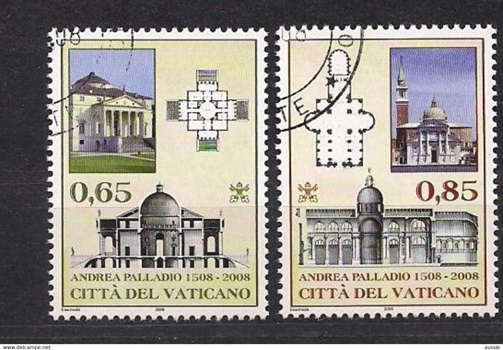 Vatican Vatikaanstad 2008 Yvertn° 1476-1477 (°) Oblitéré Used Cote 4,50 Euro - Used Stamps