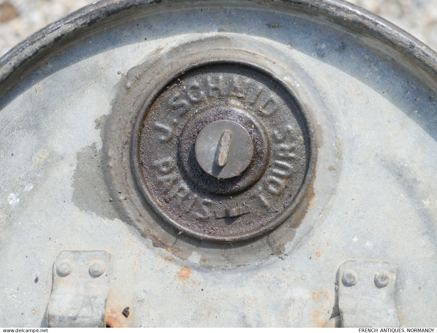 FRANCE 1940 - Grand Container Cylindrique à Poudre Ou Essence Ou Huile Français Daté 1933 SAU22SCH001 WWII - 1939-45