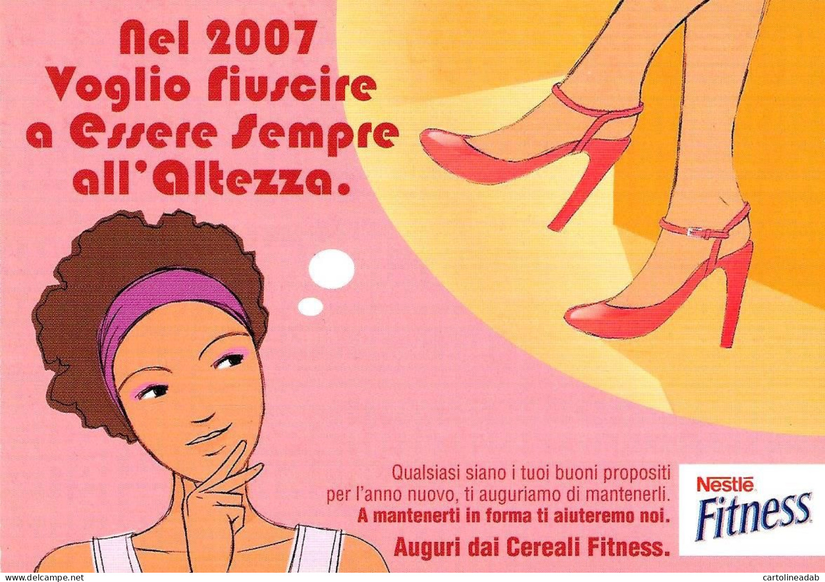 [MD9418] CPM - NESTLE' FITNESS - PROMOCARD 6933 - PERFETTA - Non Viaggiata - Advertising