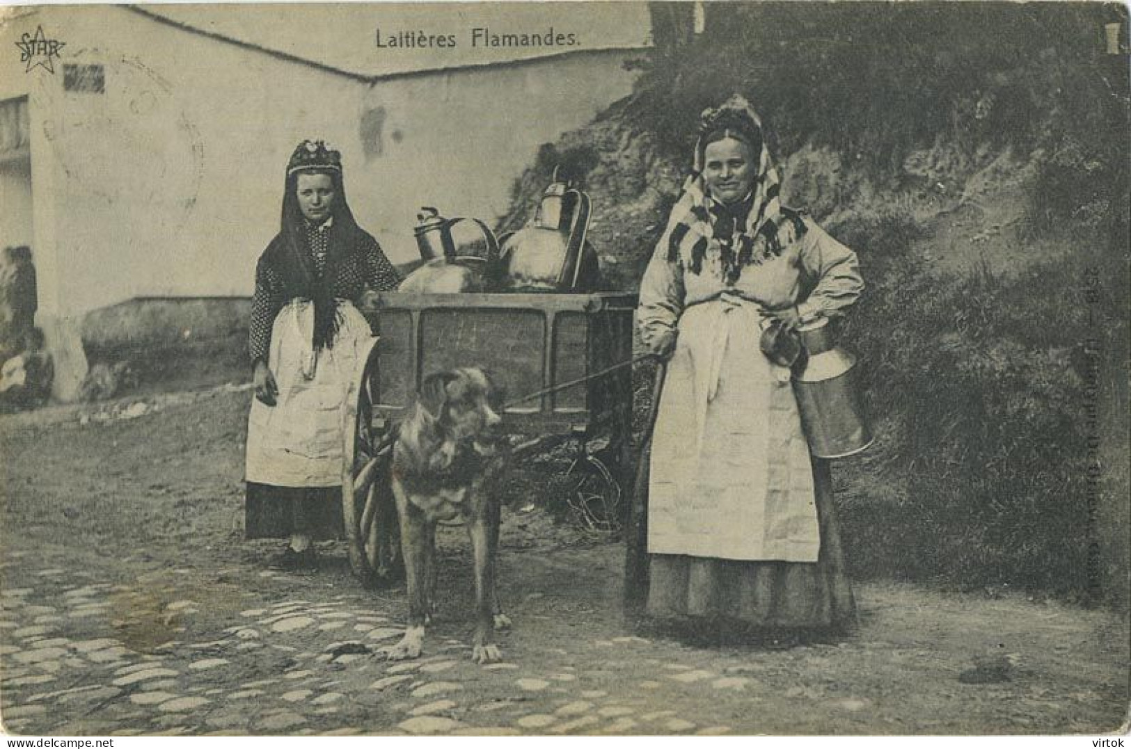 La Laitières  (  BELGE - HOND - CHIEN - Attelage .... Melk - Lait - Milk .....  ) - Equipaggiamenti